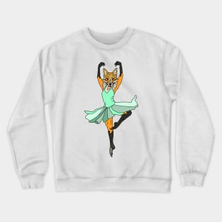 Fox Ballerina Tutu Crewneck Sweatshirt